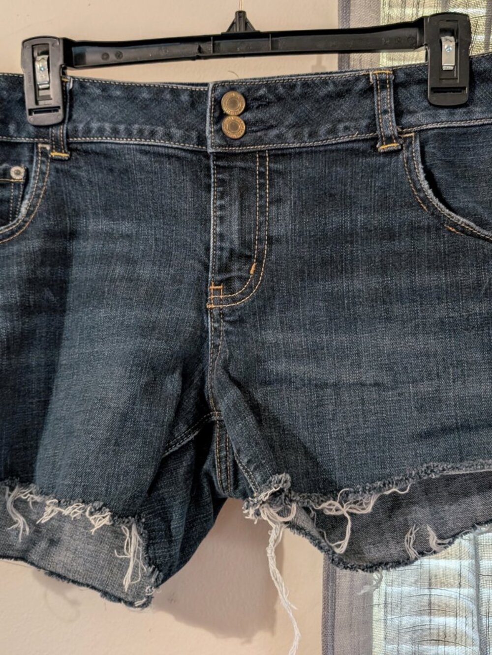 American Eagle Artist Low Rise DIY Cut-Off Shorts Size 18